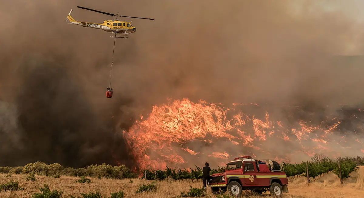 Climate Change: The present and growing threat of wildland fires in South Africa